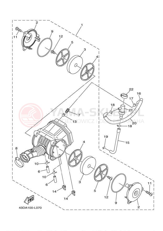 Schemat "Wtrysk paliwa" do Yamaha RAPTOR 90 YFM90RDW/YFM90RDL