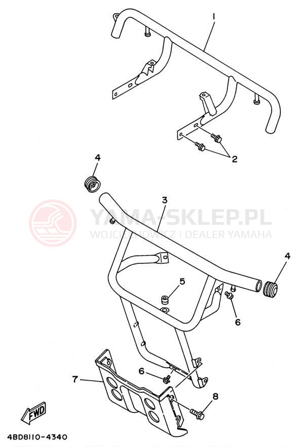 Schemat "gmole" do Yamaha YFB250UH_M/YFB250H_MN