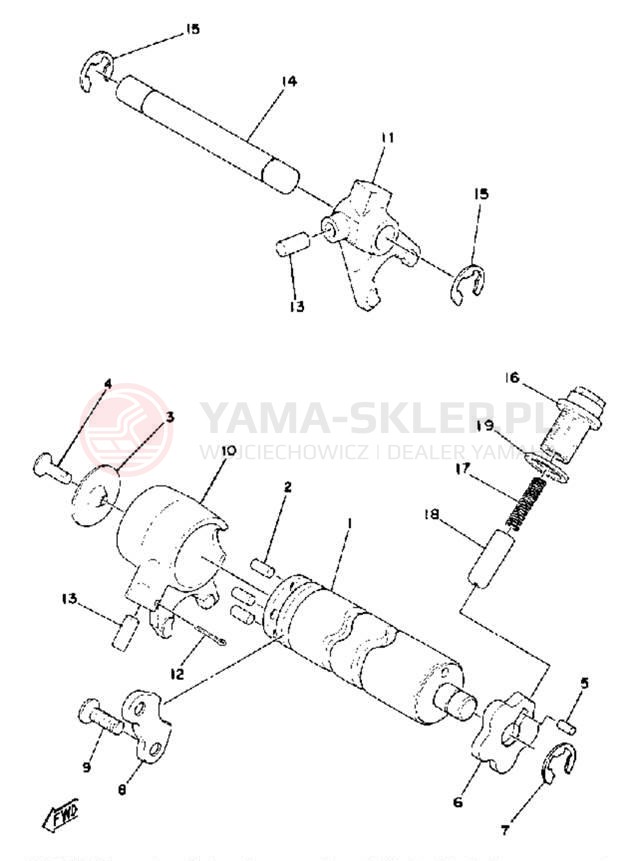 Schemat "Wodziki, automat" do Yamaha MX80G