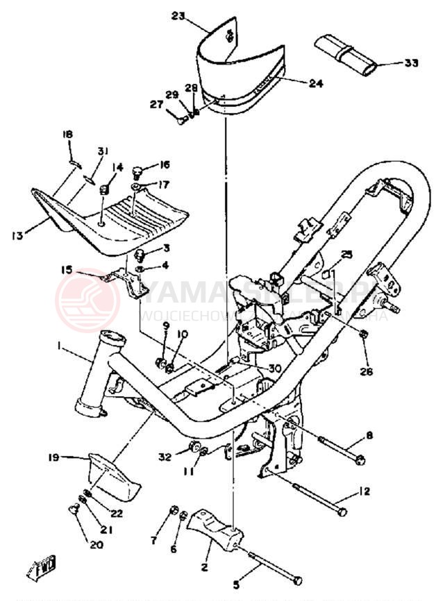 Schemat "Rama " do Yamaha LB50PH