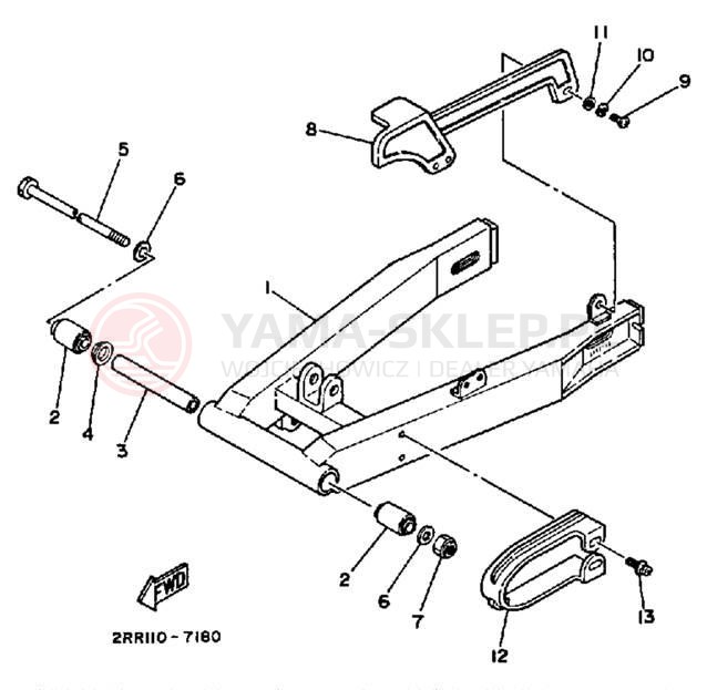 Schemat "wahacz" do Yamaha YSR50W