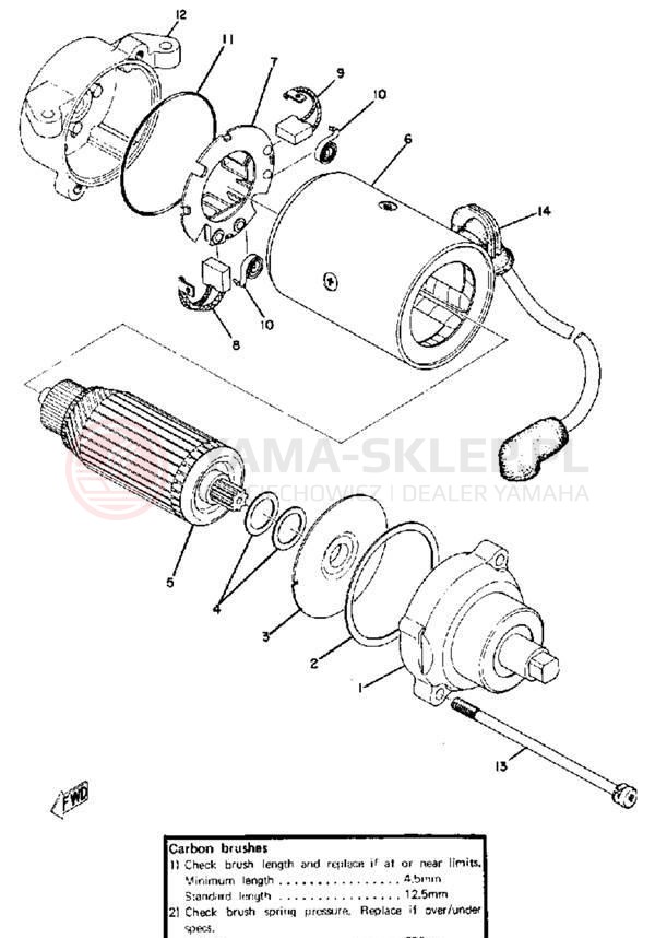 Schemat "rozrusznik" do Yamaha TX500