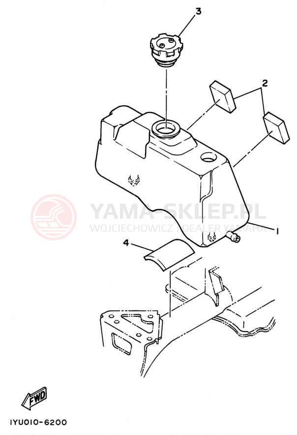 Schemat "Miska olejowa" do Yamaha RAZZ SH50L