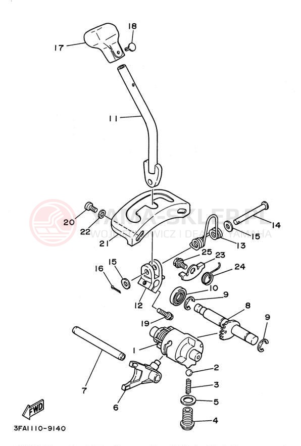 Schemat "Wodziki, automat" do Yamaha BREEZE YFA1H