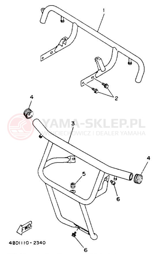 Schemat "gmole" do Yamaha YFB250E_MN