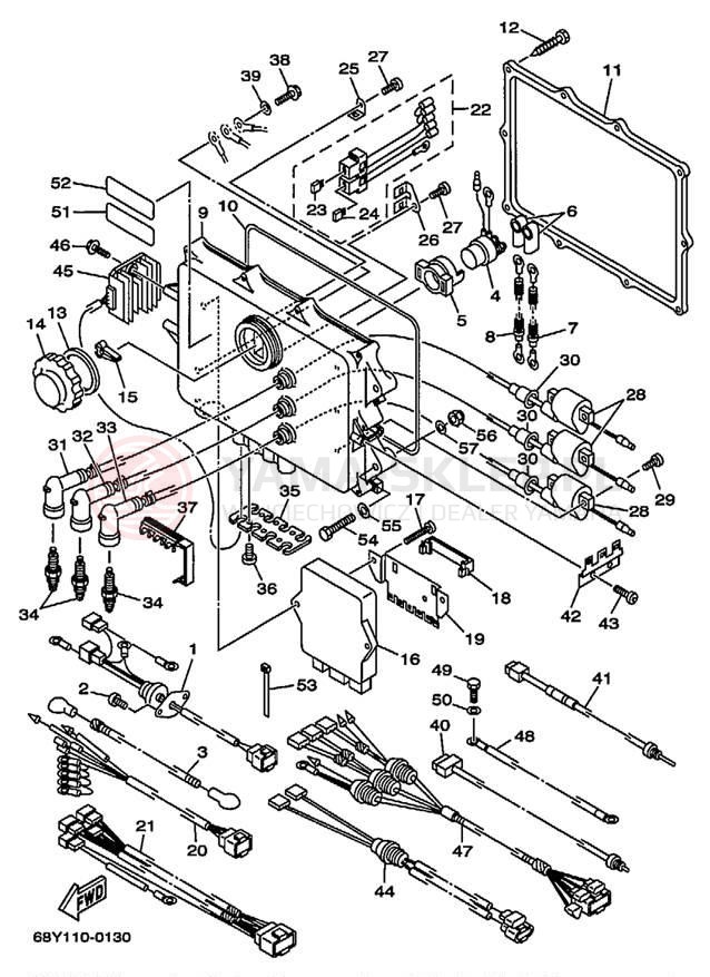 Schemat "układ elektryczny" do Yamaha XR1800 XRT1200Z