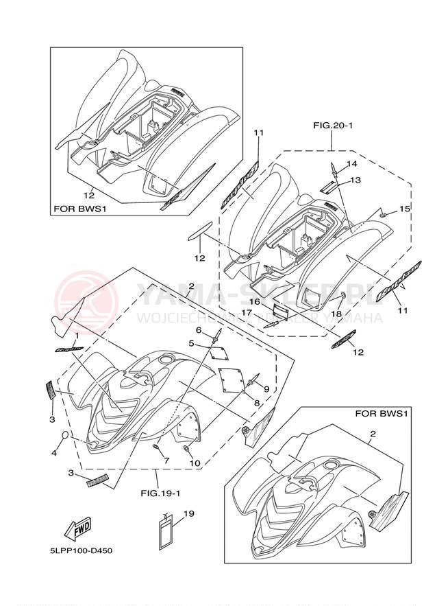 Schemat "naklejki" do Yamaha 660R RAPTOR YFM660RT
