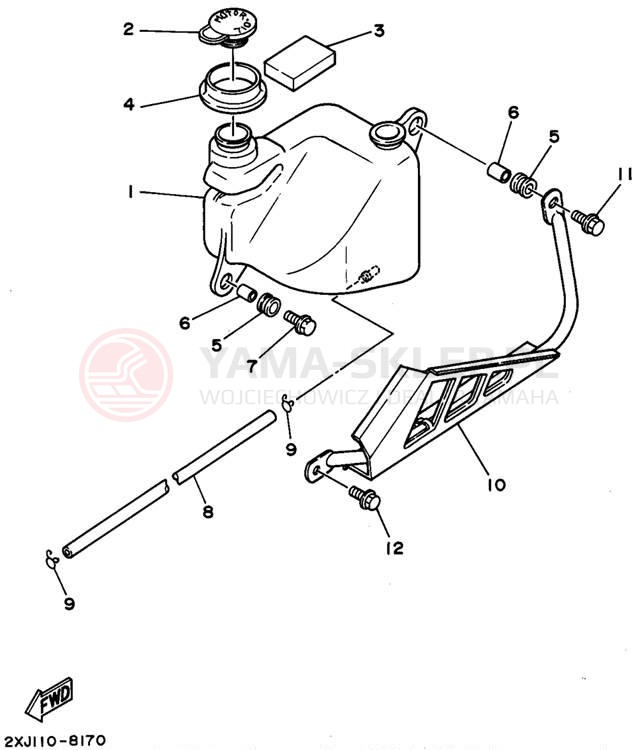 Schemat "Miska olejowa" do Yamaha BLASTER YFS200G_MN
