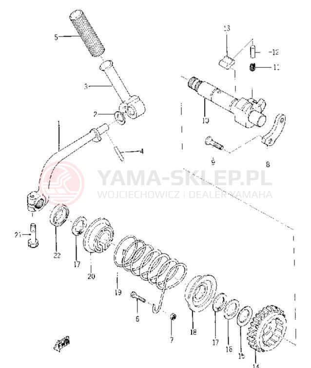 Schemat "kopniak" do Yamaha YL2C YL2CM YLCM_68_EN