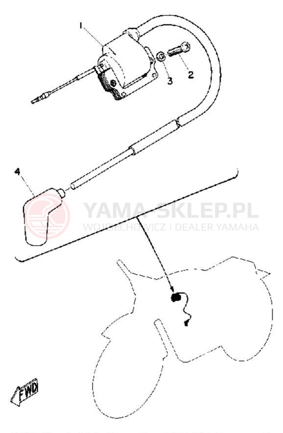 Schemat "układ elektryczny" do Yamaha MX100A
