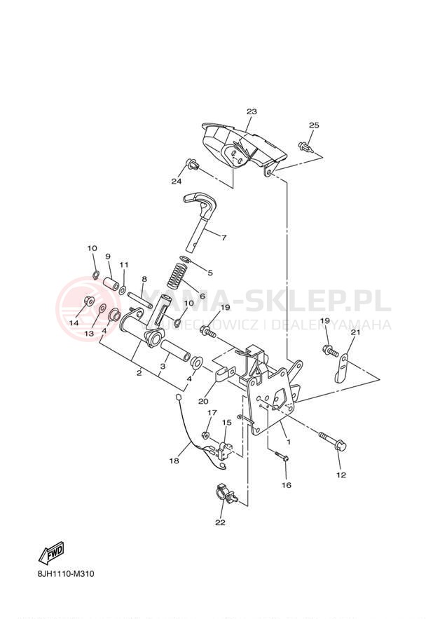 Schemat "Układ napędowy" do Yamaha FX NYTRO XTX FX10XTDL/FX10XTDB