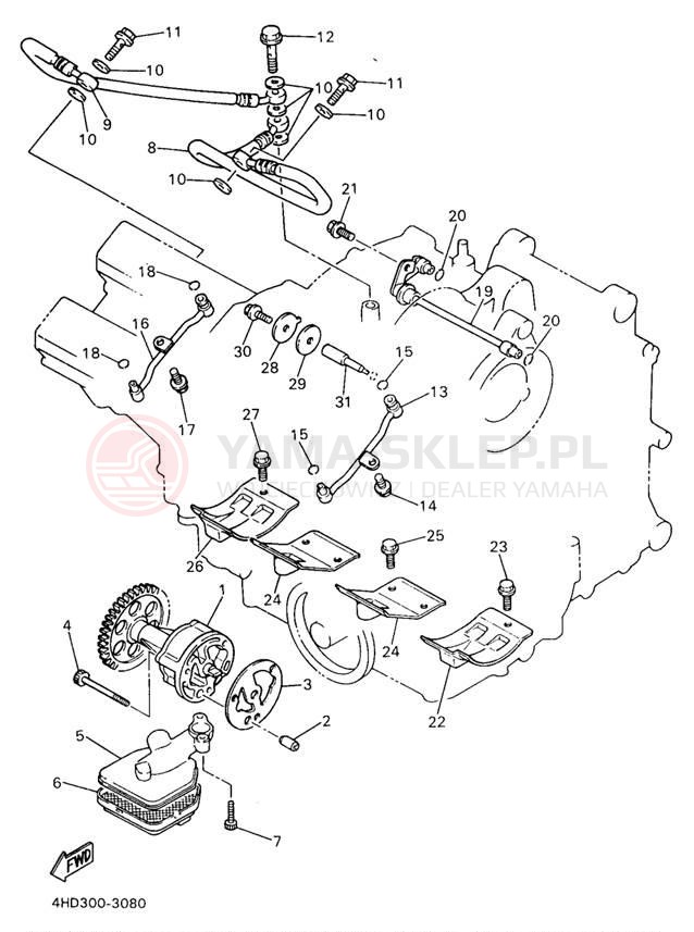 Schemat "Pompa olejowa" do Yamaha YZF750RKC/YZF750RK