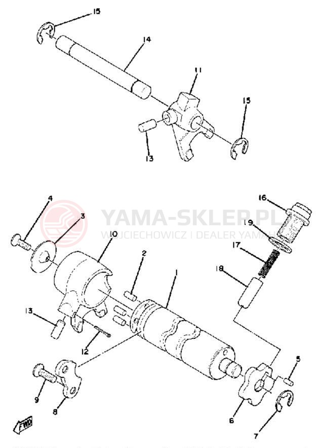 Schemat "Wodziki, automat" do Yamaha MX80J