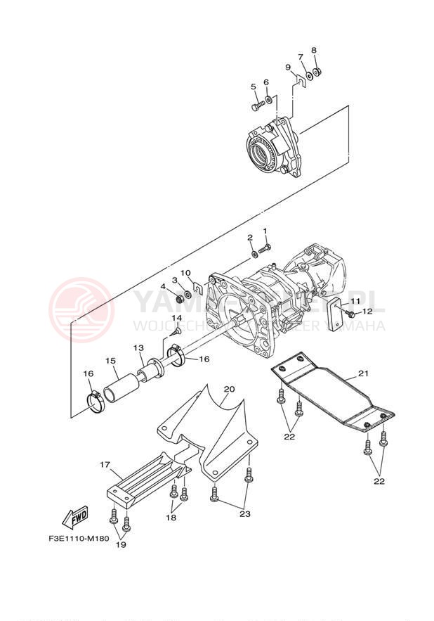 Schemat "JET UNIT" do Yamaha SX192 RM1800DN/RM1800CN
