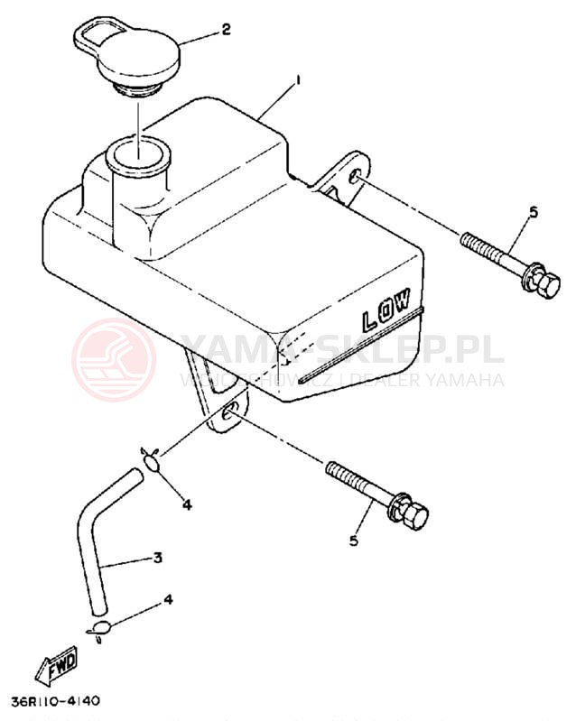 Schemat "Miska olejowa" do Yamaha 4-ZINGER YF60S