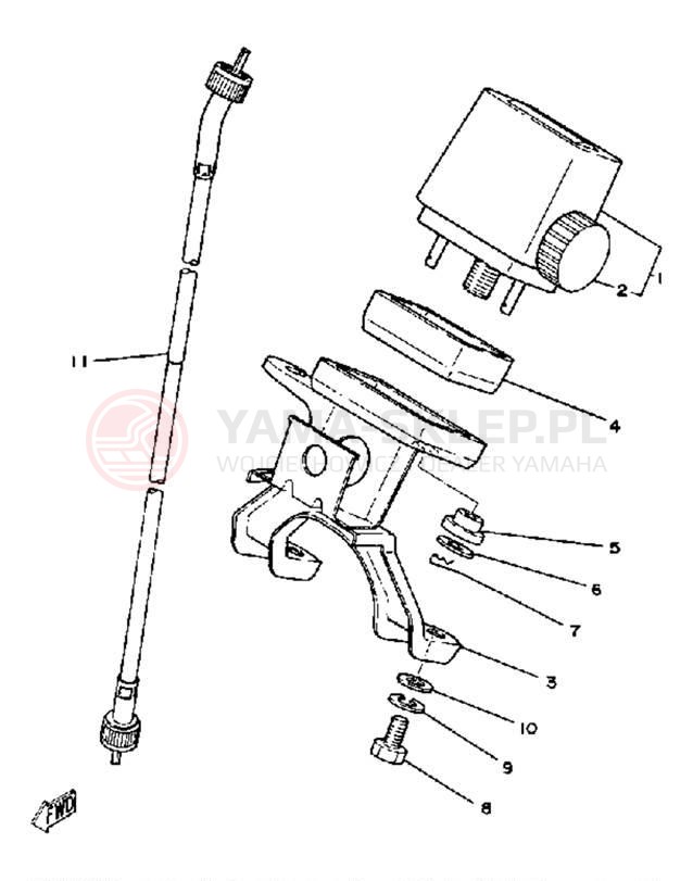 Schemat "licznik" do Yamaha IT465H