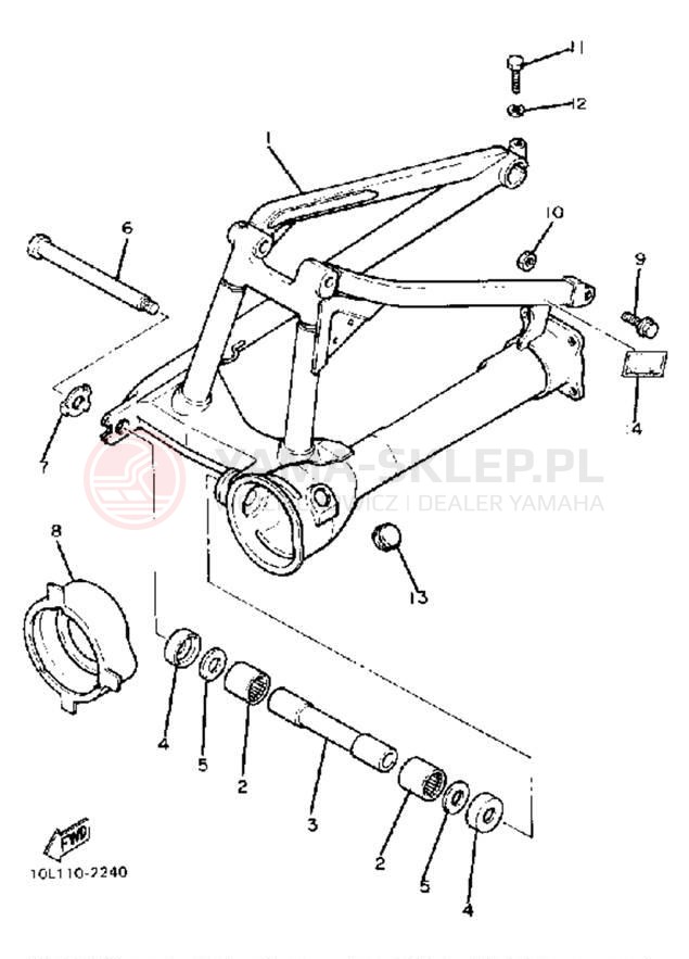 Schemat "wahacz" do Yamaha XV920J