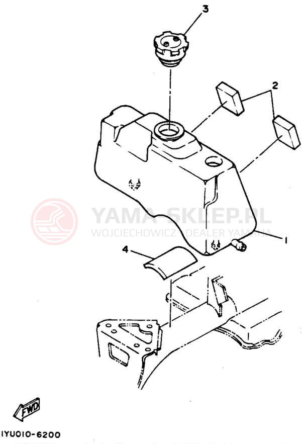 Schemat "Miska olejowa" do Yamaha RAZZ SH50E