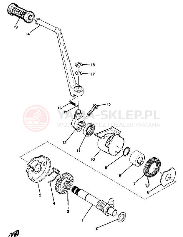 Schemat "kopniak" do Yamaha TX500