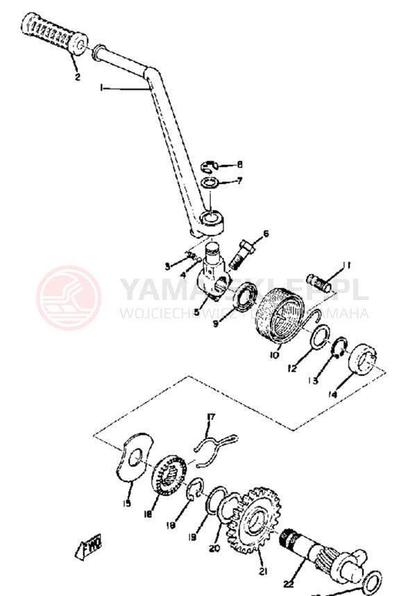 Schemat "rozrusznik" do Yamaha R5