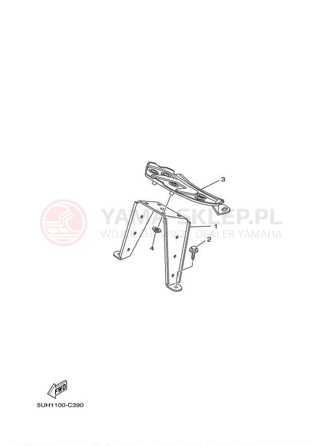 Schemat "licznik" do Yamaha GRIZZLY 350 4WD YFM35FGW