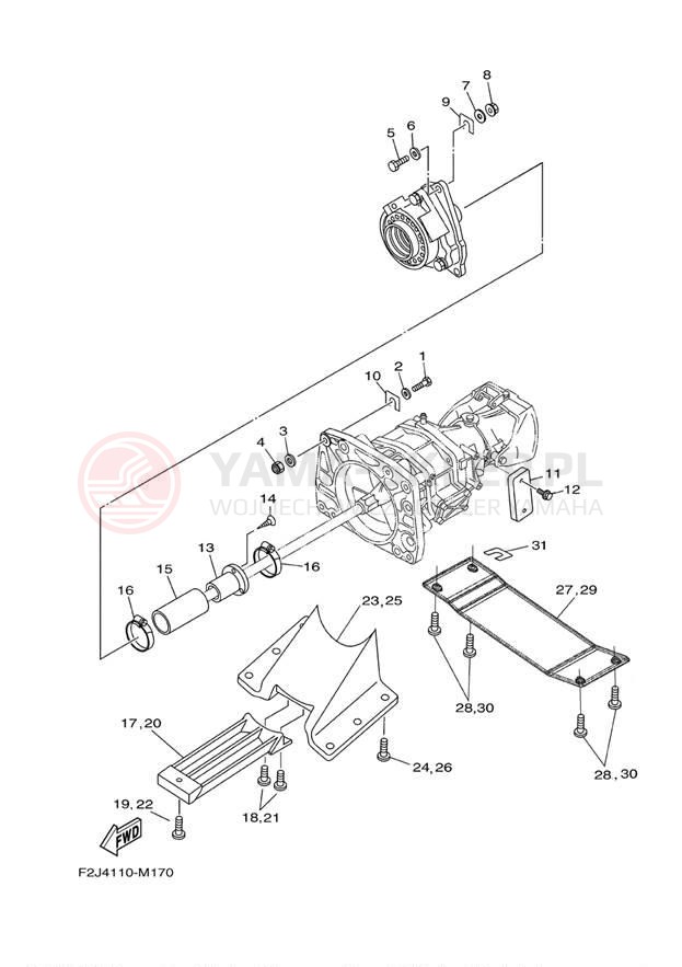 Schemat "JET UNIT" do Yamaha 212X XAT1800AN/XAT1800BN
