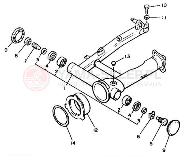 Schemat "wahacz" do Yamaha V-MAX 1200 VMX12E/VMX12EC