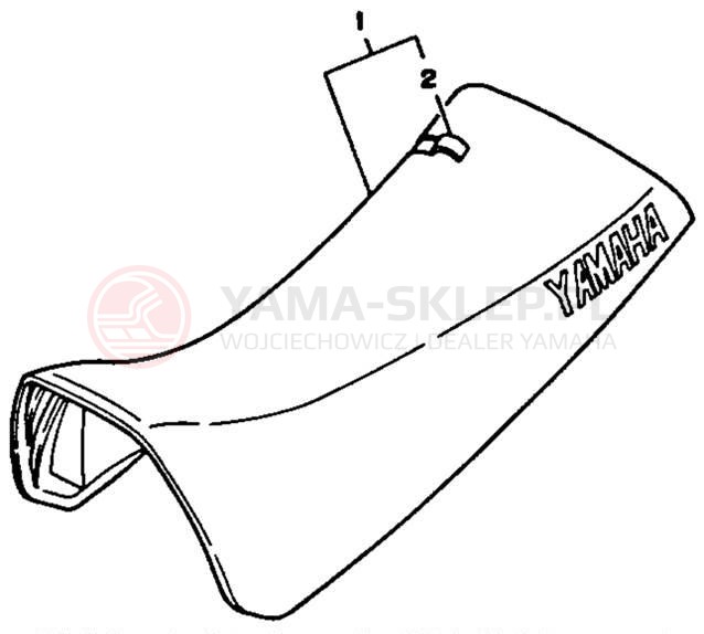 Schemat "siedzenie" do Yamaha BLASTER YFS200B_MN