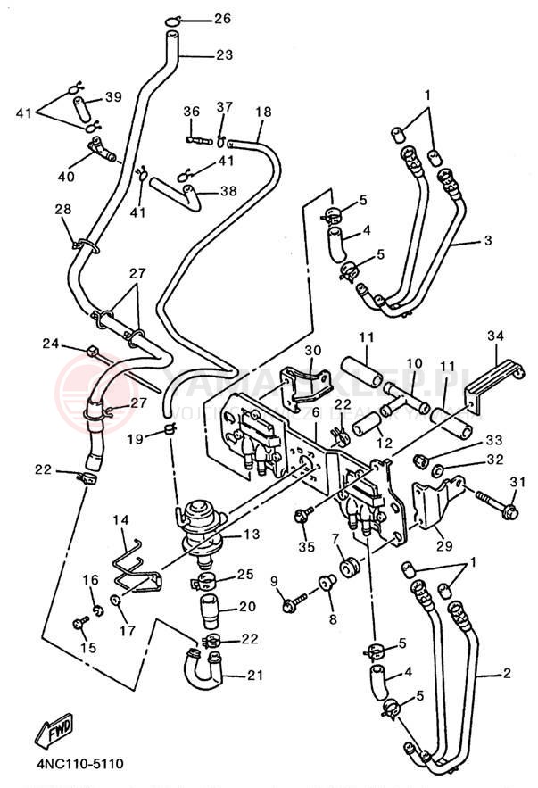 Schemat "Pompa paliwa" do Yamaha YZF600RHC/YZF600RH