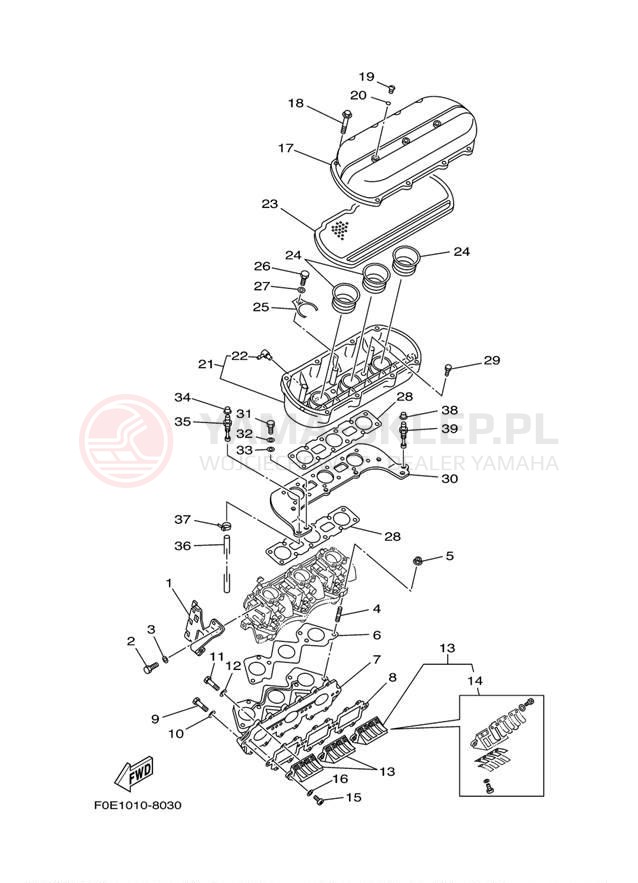 Schemat "Wtrysk paliwa" do Yamaha LS2000 LST1200Z