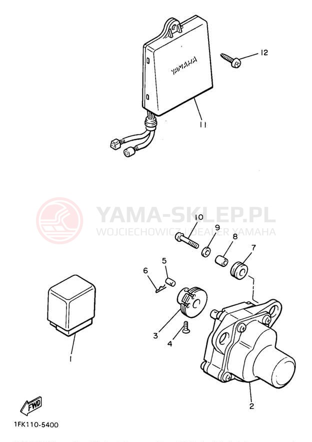 Schemat "Układ zapłonowy" do Yamaha V-MAX 1200 VMX12JC/VMX12J