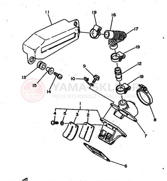 Schemat "Wtrysk paliwa" do Yamaha RT180G