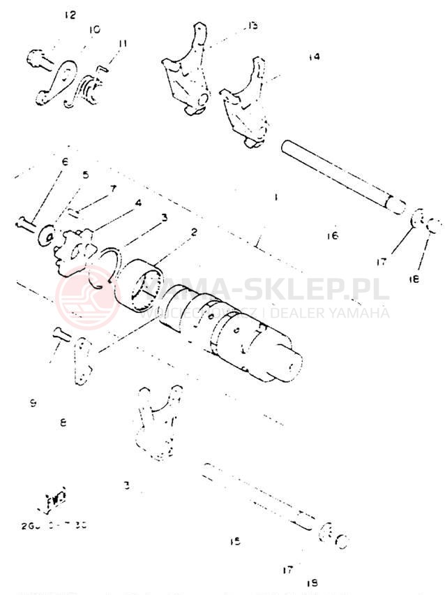 Schemat "Wodziki, automat" do Yamaha BANSHEE YFZ350E_MN