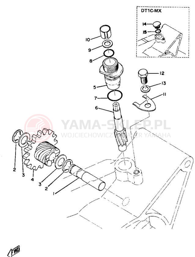 Schemat "Tryby licznika" do Yamaha DT1CMX/DT1C