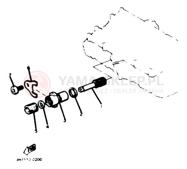 Schemat "Tryby licznika" do Yamaha XJ550H