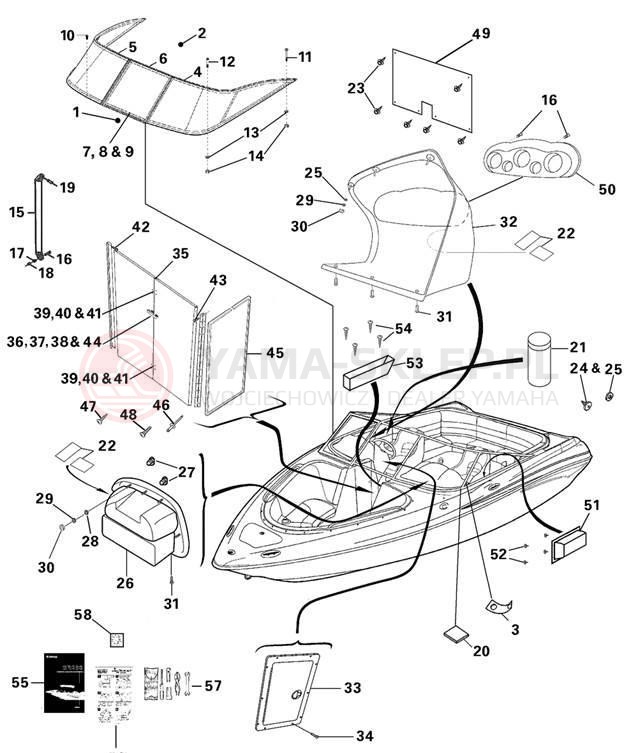 Schemat "HELM" do Yamaha AR230 High Output SRT1100AD