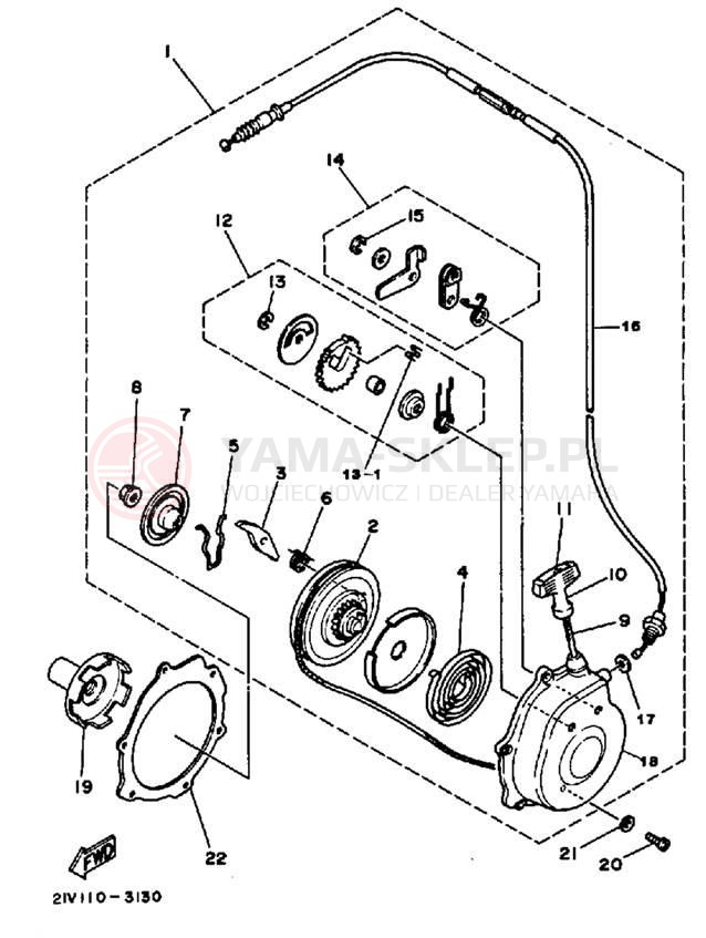 Schemat "rozrusznik" do Yamaha YTM200L YTM200L