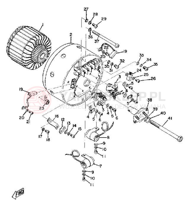 Schemat "rozrusznik" do Yamaha CS5