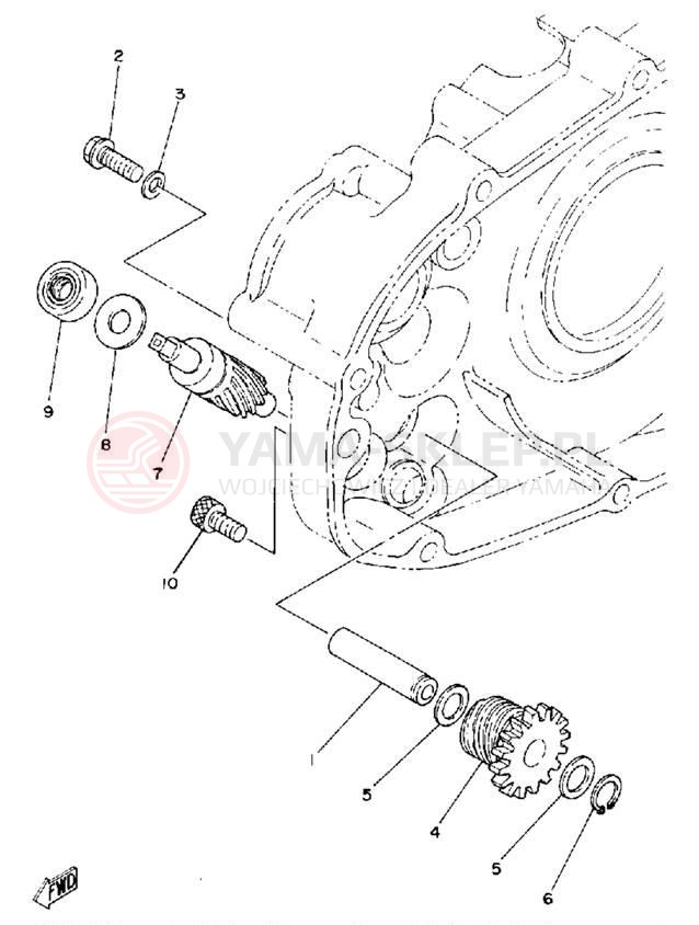 Schemat "Tryby licznika" do Yamaha TZ125G