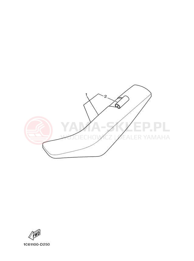 Schemat "siedzenie" do Yamaha TT-R230 TTR230TC/TTR230T