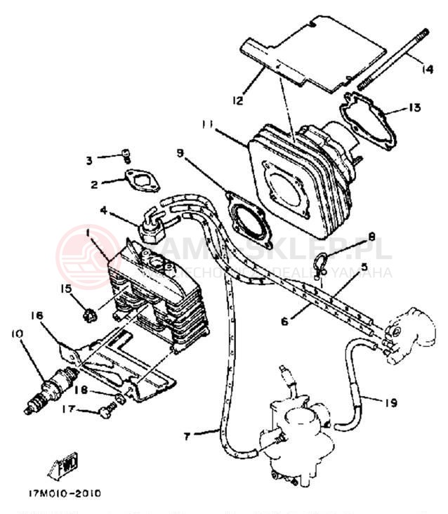 Schemat "cylinder" do Yamaha CV80L