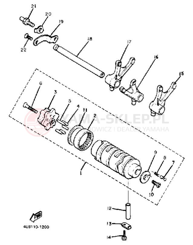 Schemat "Wodziki, automat" do Yamaha XJ550RK