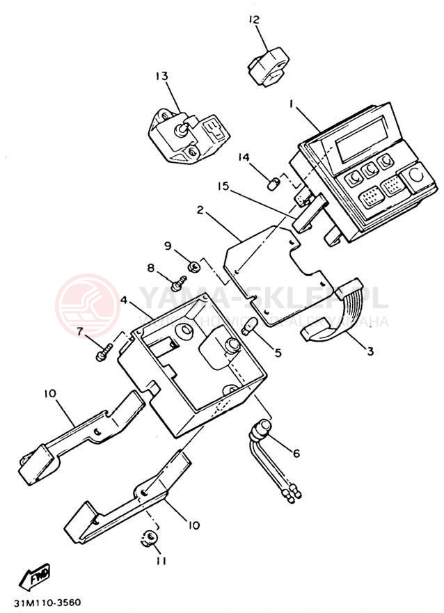 Schemat "sterownik" do Yamaha XVZ12TDK