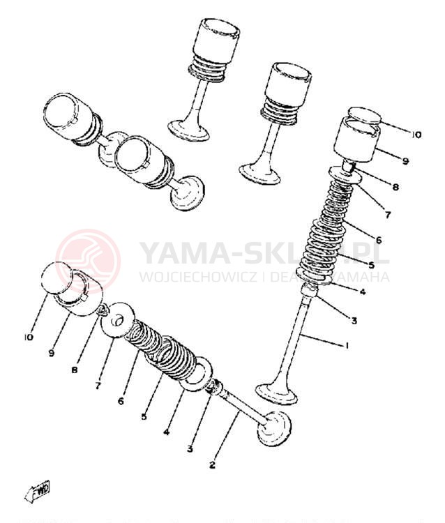 Schemat "zawory" do Yamaha XS750E_227