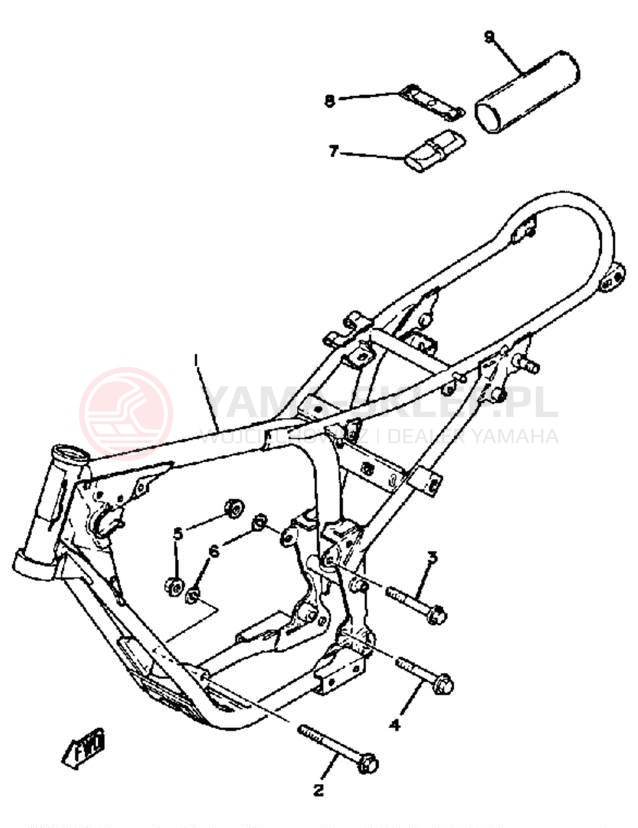 Schemat "Rama " do Yamaha MX100K
