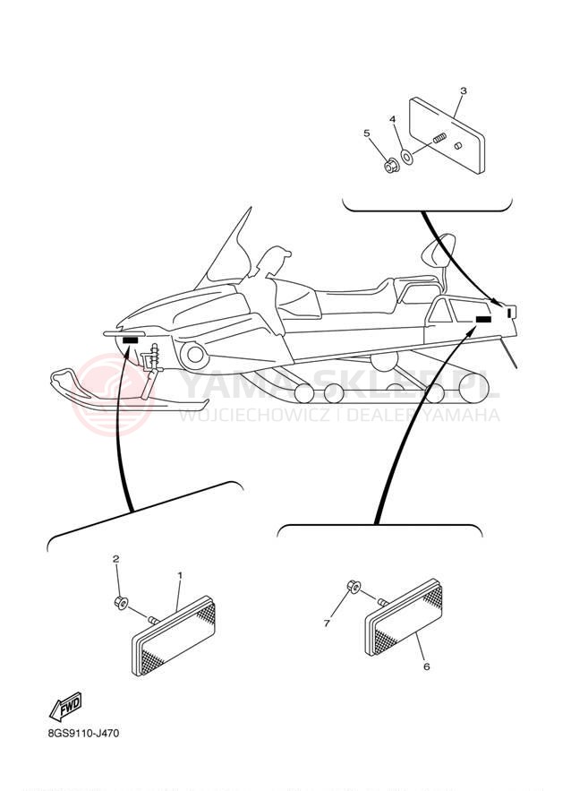 Schemat "układ elektryczny" do Yamaha VK PRO VK10BR