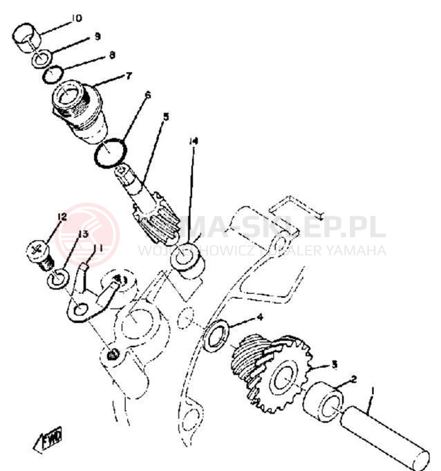 Schemat "Tryby licznika" do Yamaha CT1