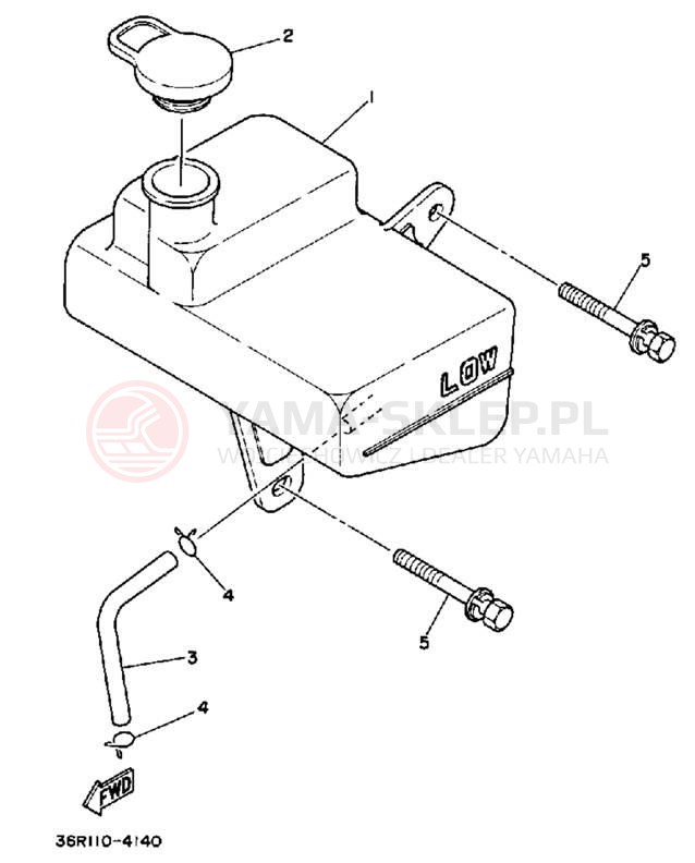 Schemat "Miska olejowa" do Yamaha YT60L