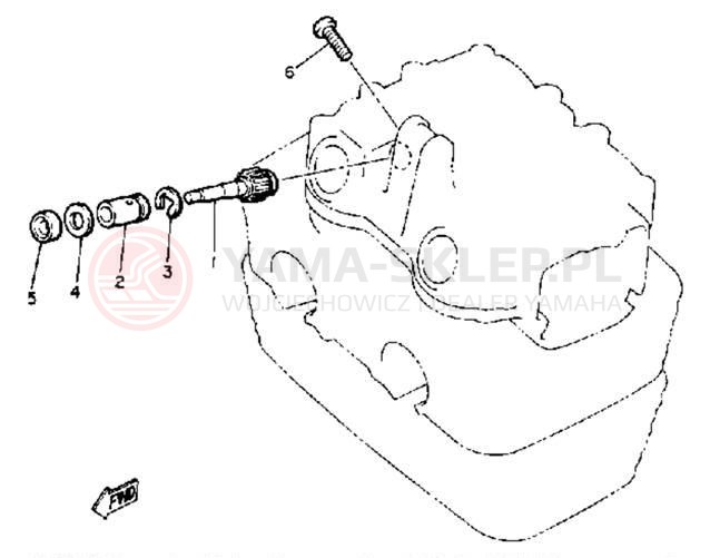 Schemat "Tryby licznika" do Yamaha XS400G