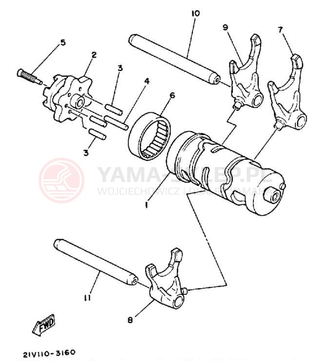 Schemat "Wodziki, automat" do Yamaha YTM200N
